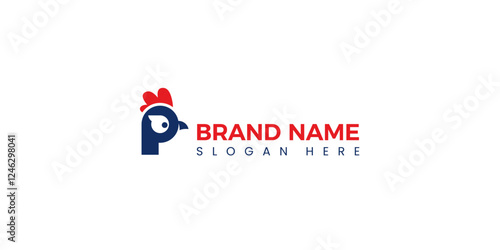Chicken Logo, brand mark restaurant, roost food icon