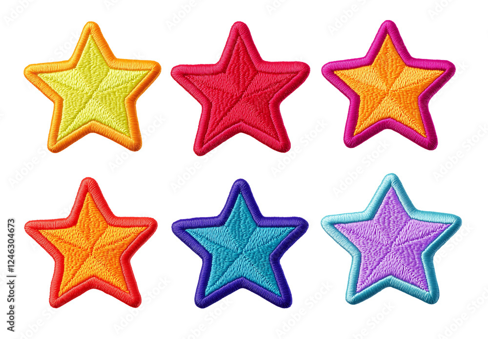 Colorful star shapes in a variety of vibrant colors. Perfect for decorations, crafts, or educational projects. Colorful star shapes in a variety of vibrant colors. Perfect for decorations, crafts, or educational projects.