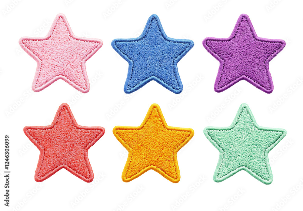 Colorful star shapes in a variety of vibrant colors. Perfect for decorations, crafts, or educational projects. Colorful star shapes in a variety of vibrant colors. Perfect for decorations, crafts, or educational projects.