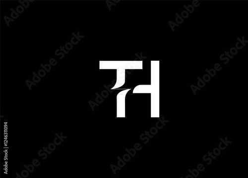 TH Logo Design Creative and Modern Logo Design