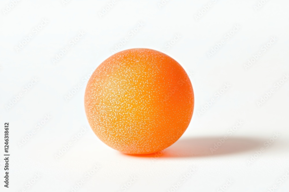 Orange Textured Ball on White Surface Simple Still Life Minimalist Bright and Clean Orange Textured Ball on White Surface Simple Still Life Minimalist Bright and Clean