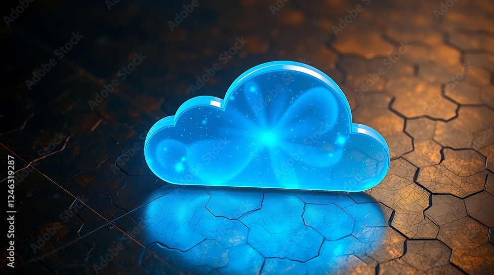 Cloud Computing Concept, Cloud-based Global Networking, Data Storage, Accessibility, Scalability, AWS, Google Cloud