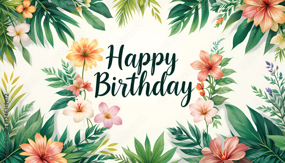 Obraz premium spring flowers background