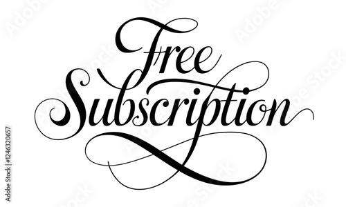 Free Subscription Calligraphy & Vintage Typography |Stylish Script, Handwritten Lettering