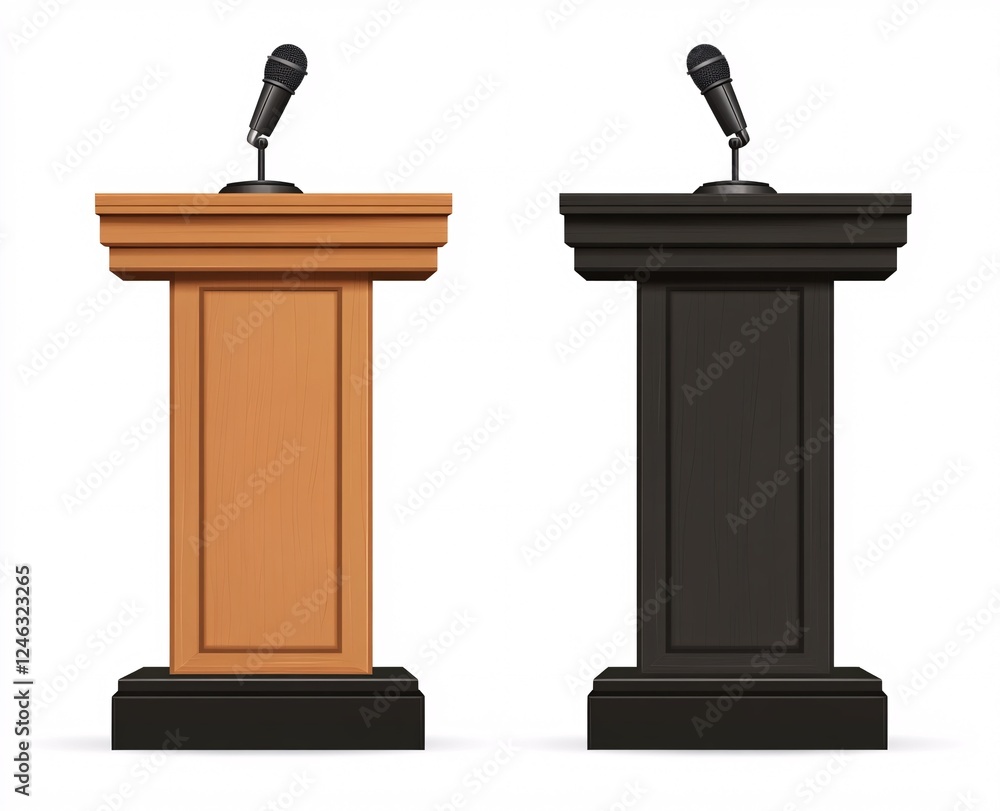 podium isolated on white podium isolated on white