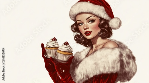 Christmas Pin-up Girl