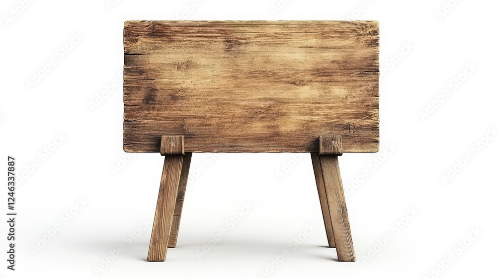Blank Wooden Foldable Signboard for Sidewalk Display, Ideal for Advertising or Menu Presentation in Outdoor Settings, Versatile and Portable Solution Blank Wooden Foldable Signboard for Sidewalk Display, Ideal for Advertising or Menu Presentation in Outdoor Settings, Versatile and Portable Solution