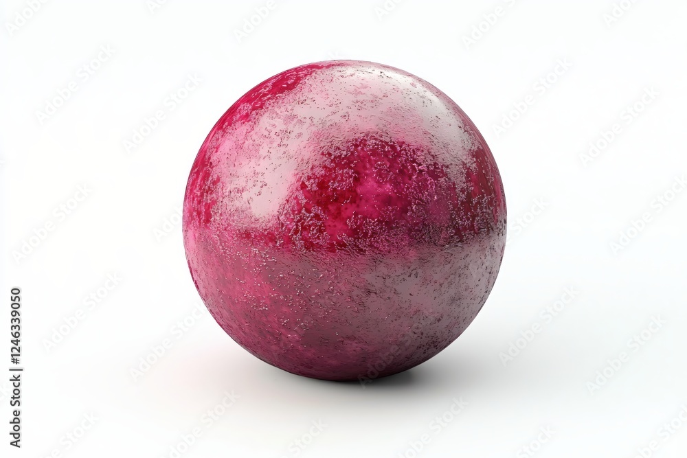 Abstract Sphere in Deep Red Tones on White Background Modern Art Design Element Concept Abstract Sphere in Deep Red Tones on White Background Modern Art Design Element Concept