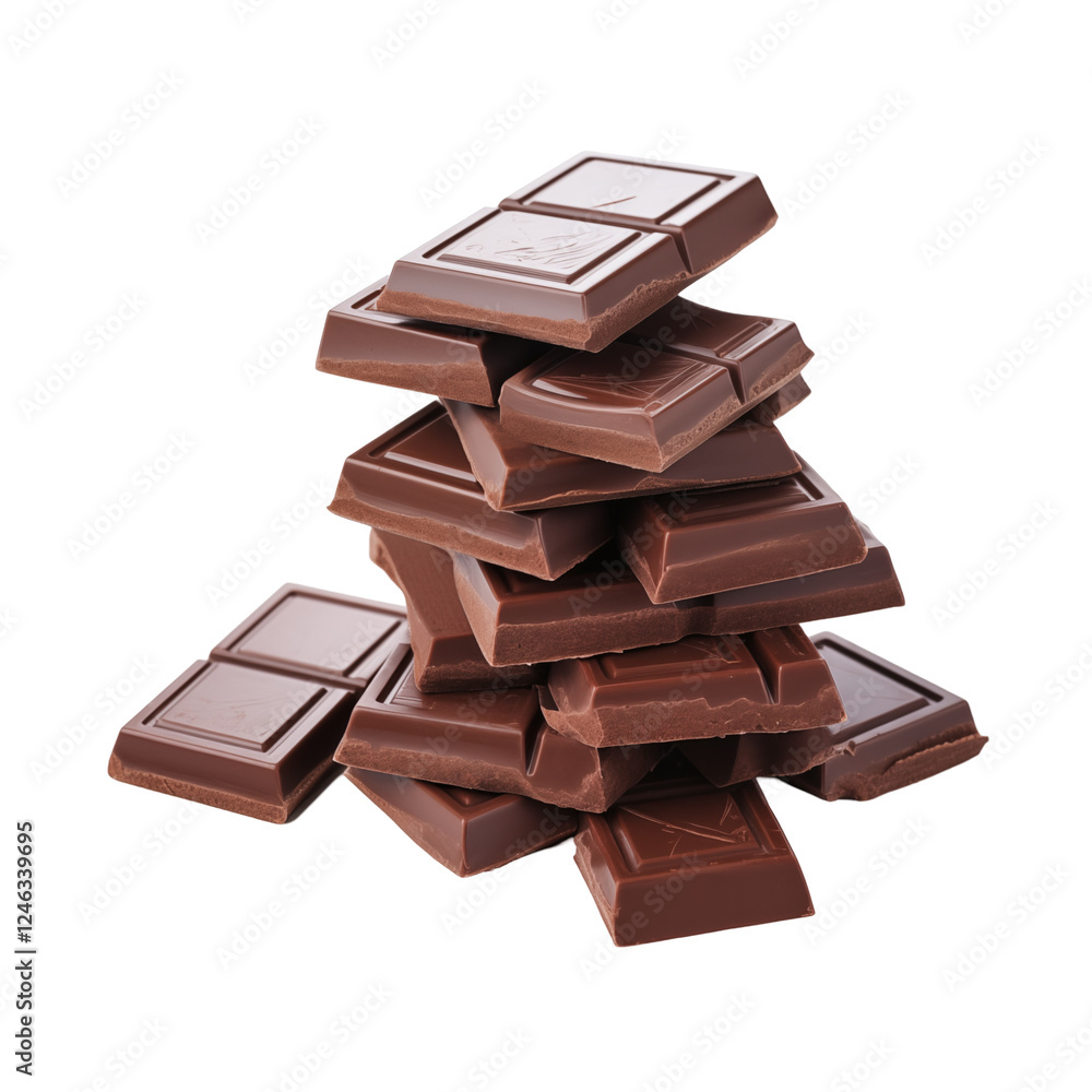 chocolate pieces isolated on transparent background Remove png, Clipping Path, pen tool chocolate pieces isolated on transparent background Remove png, Clipping Path, pen tool