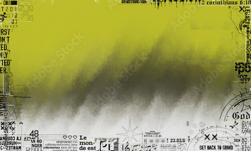 Graffiti style abstract gradient background. digital artwork