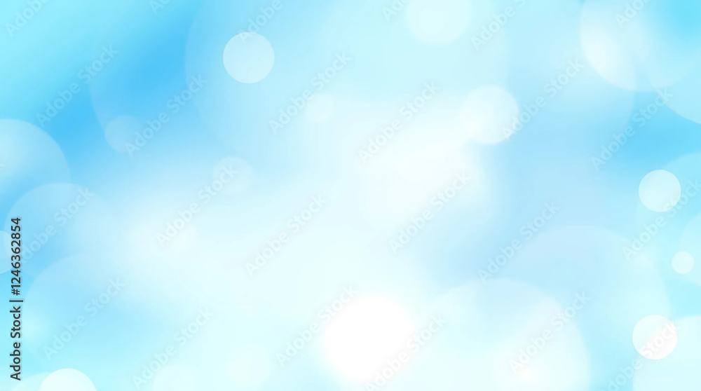Serene Abstract Blue Background with Soft Circular Shapes & Gradients Serene Abstract Blue Background with Soft Circular Shapes & Gradients