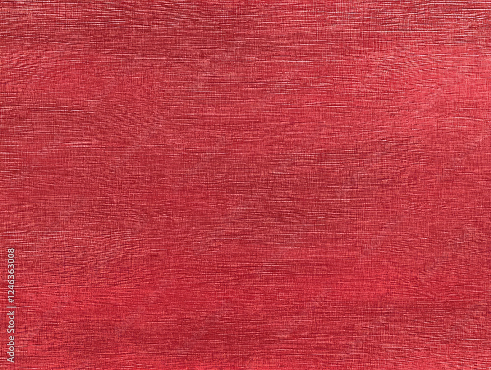 Fototapeta premium Minimal red metallic texture with seamless pattern, featuring subtle woven design. surface has modern and elegant appearance, ideal for backgrounds or design projects