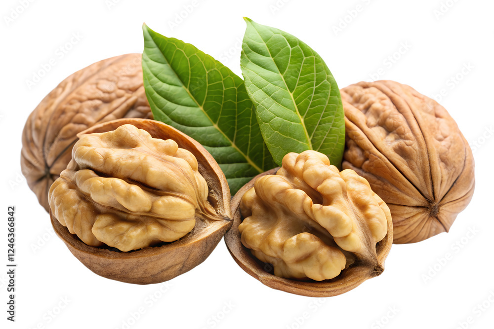walnuts with leaf isolated isolated on transparent background png walnuts with leaf isolated isolated on transparent background png