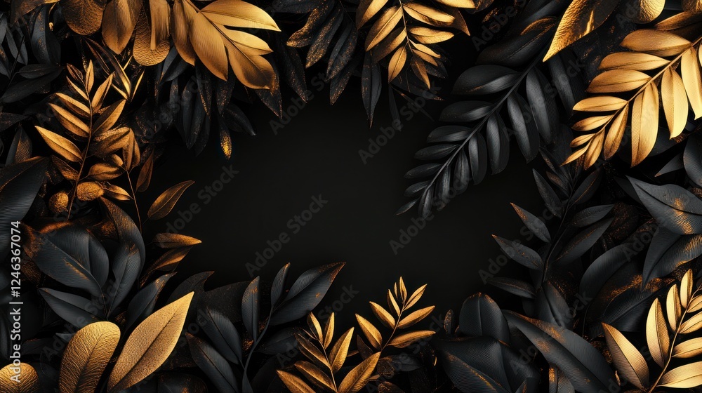 Black and Gold Foliage Black and Gold Foliage