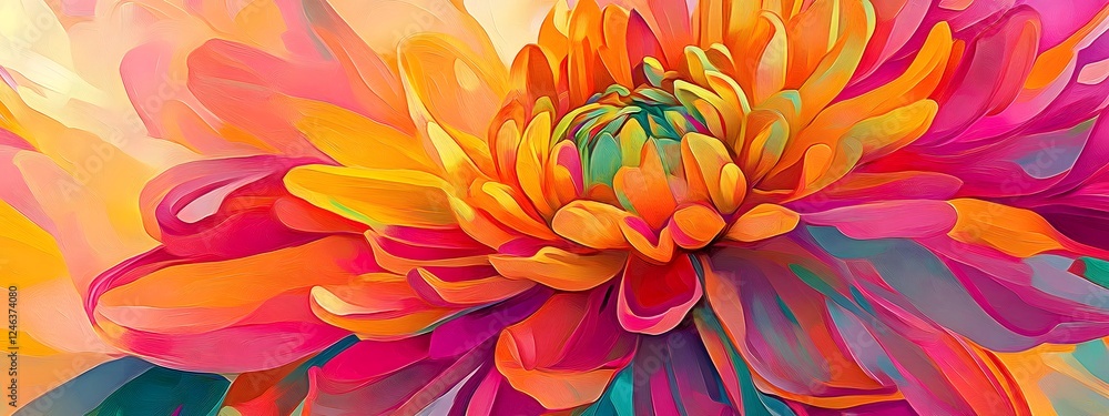 Vibrant digital art of two flowers
Vibrant digital art of two flowers