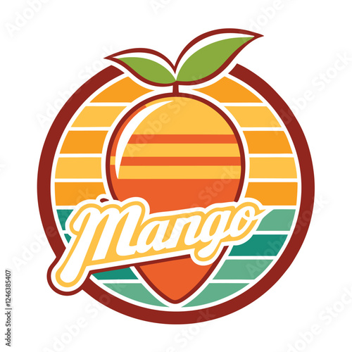 vector illustration of an mango