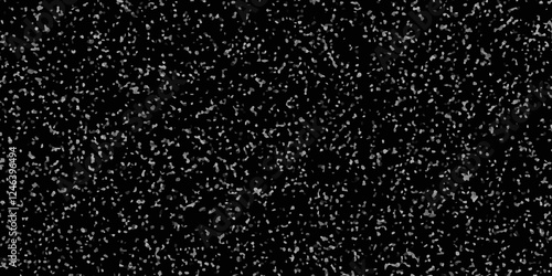 Terrazzo flooring marble stone wall texture abstract background. Quartz surface black background texture for bathroom or kitchen countertop. Terrazzo seamless pattern vector illustration.