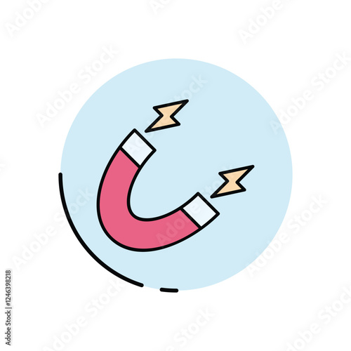 Attraction vector icon