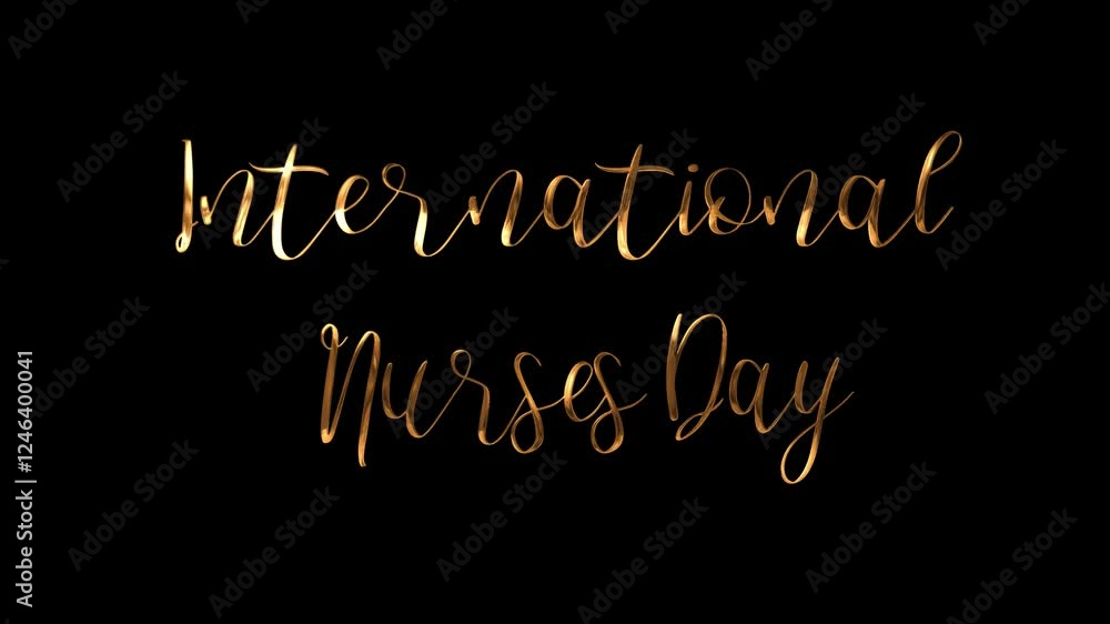 Title Gold International Nurses Day text suitable for social media posts, digital marketing campaigns, ecards, posters, and presentations about nursing appreciation and celebration. Title Gold International Nurses Day text suitable for social media posts, digital marketing campaigns, ecards, posters, and presentations about nursing appreciation and celebration.