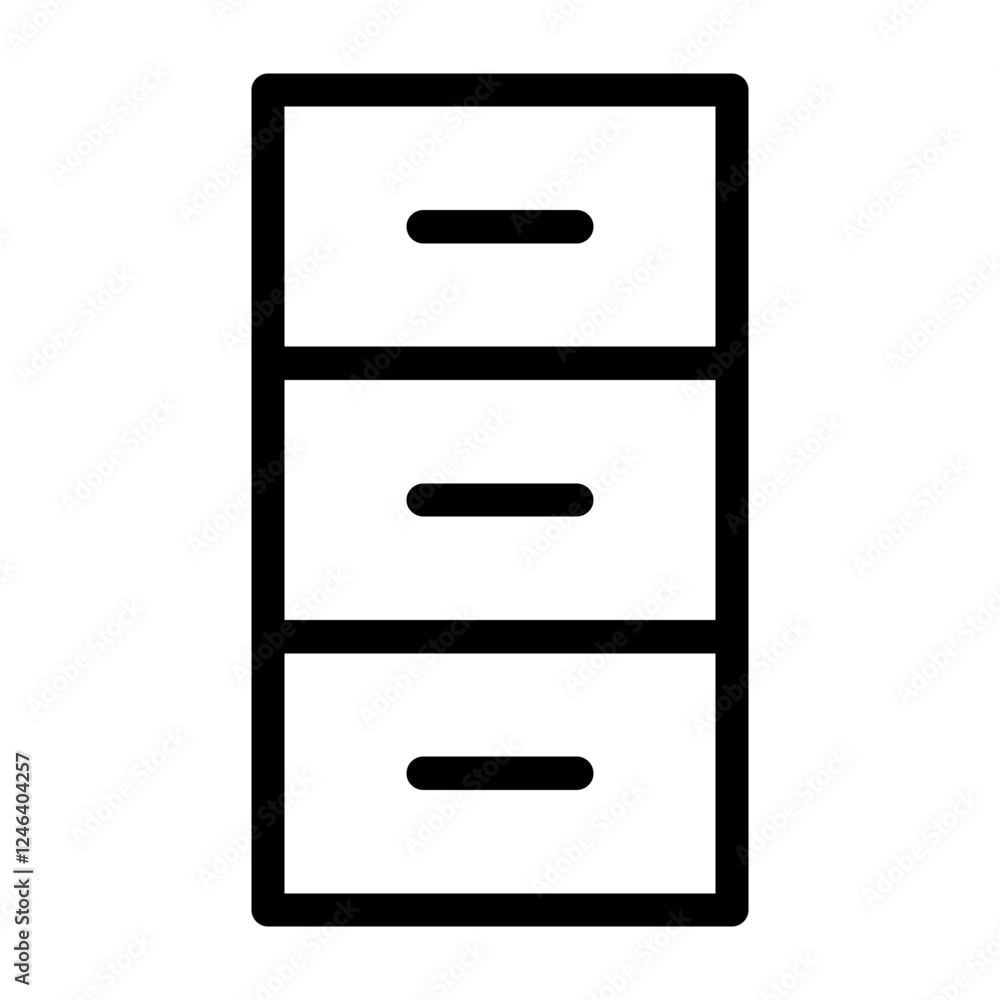 Cabinet File Icon Cabinet File Icon