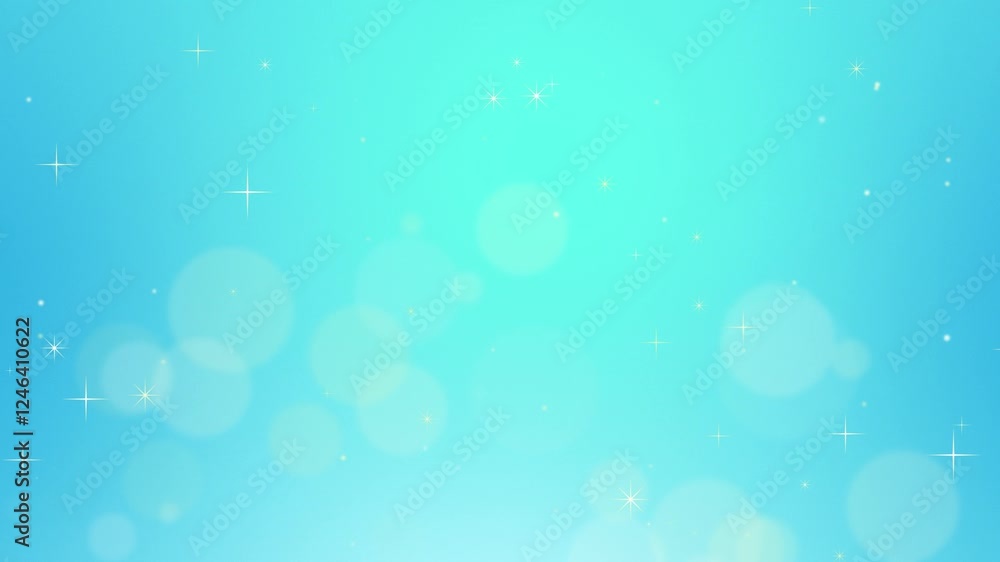 Beautiful sparkling gradation loop background (light blue) Beautiful sparkling gradation loop background (light blue)