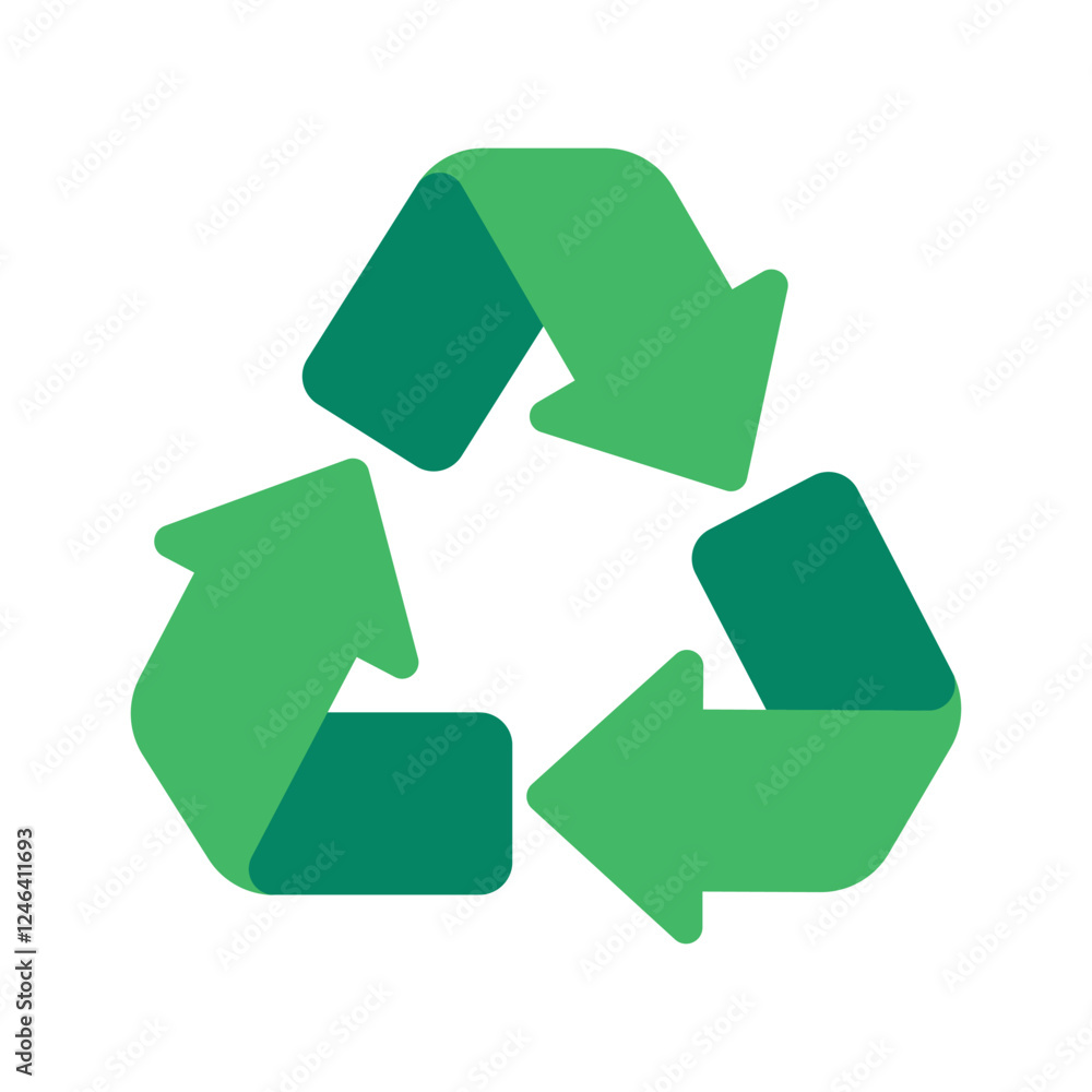 Recycle Sign Vector Illustration: Set of Packaging Symbols and Green Cycle Icons Recycle Sign Vector Illustration: Set of Packaging Symbols and Green Cycle Icons