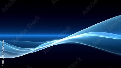 abstract blue wave background