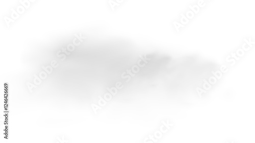 Png vector isolated smoke. White smoke texture on a transparent black background. Png Special effect of steam, smoke, fog, clouds. Transparent background. White cloudiness, mist, smog, dust, vapor.