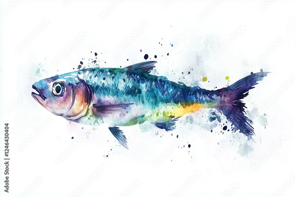 sardine fish on a white isolated background sardine fish on a white isolated background