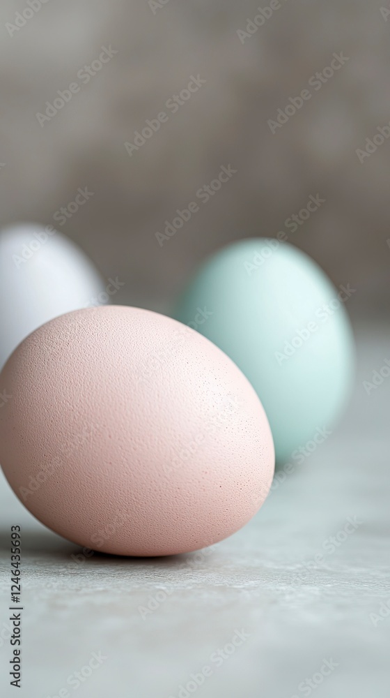 Minimalist Easter Dragon Theme with Soft Pastel Eggs and Subtle Background Minimalist Easter Dragon Theme with Soft Pastel Eggs and Subtle Background