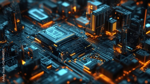 Engineers testing 5G-enabled industrial IoT networks for next-generation smart factories.