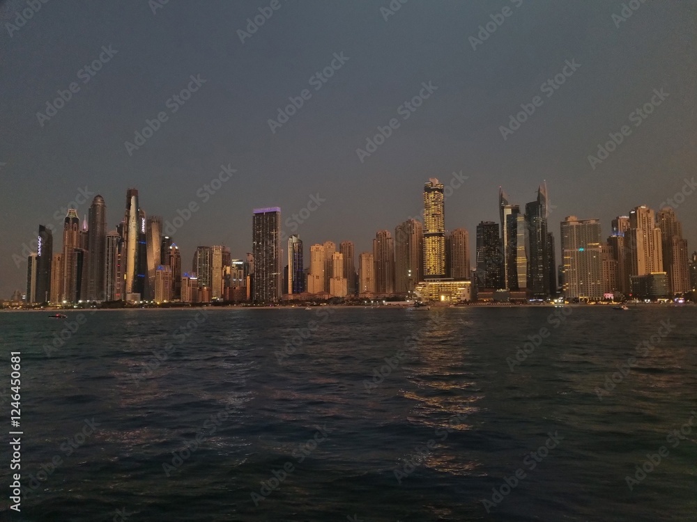 Naklejka premium city skyline