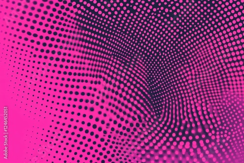 Wallpaper Mural Futuristic Purple Halftone Background with Abstract Digital Dots Torontodigital.ca
