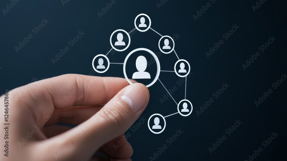 hand holding transparent network icon representing social connections and communication. image symbolizes concept of networking and interaction in digital context hand holding transparent network icon representing social connections and communication. image symbolizes concept of networking and interaction in digital context