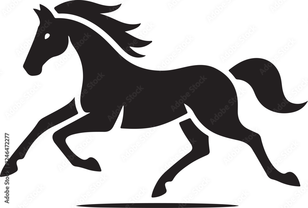 horse silhouette vector horse silhouette vector