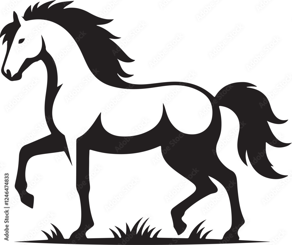 horse silhouette vector horse silhouette vector