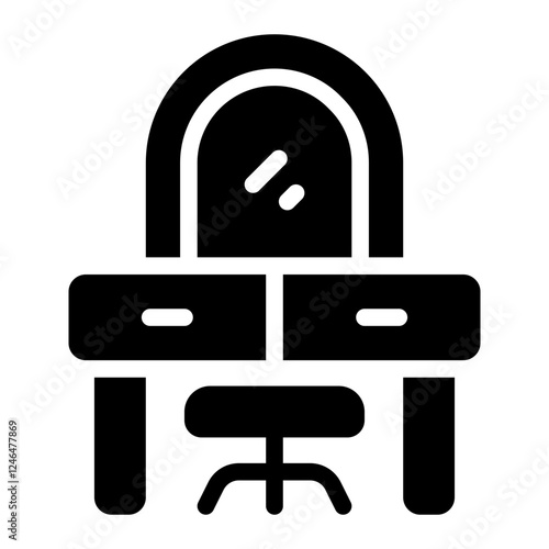dressing room glyph icon