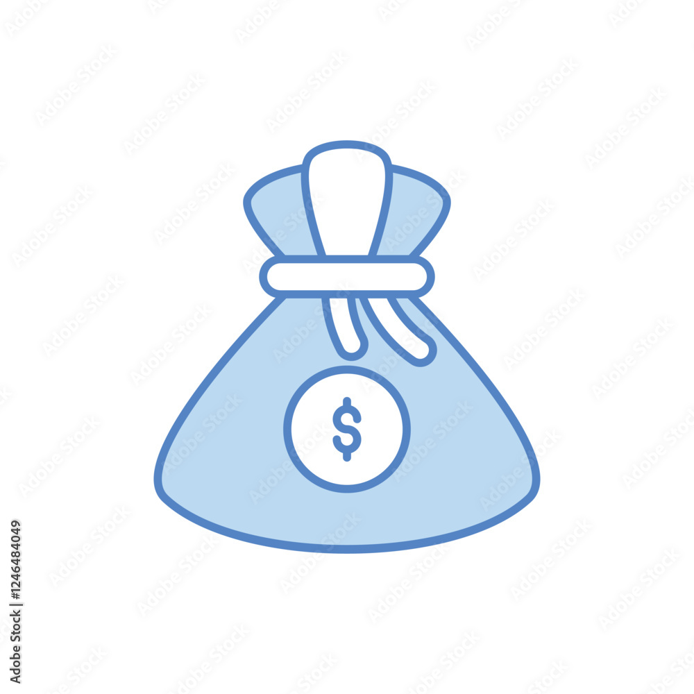 Money Bag vector icon Money Bag vector icon