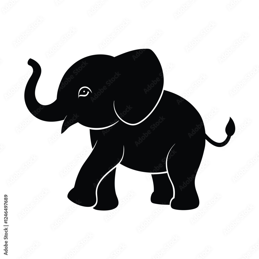Obraz premium elephant vector illustration