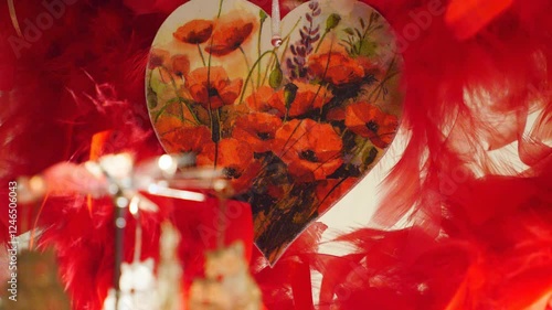 Love, heart, romance, day of love! Happy Rose Day! Valentine's Day, February 14