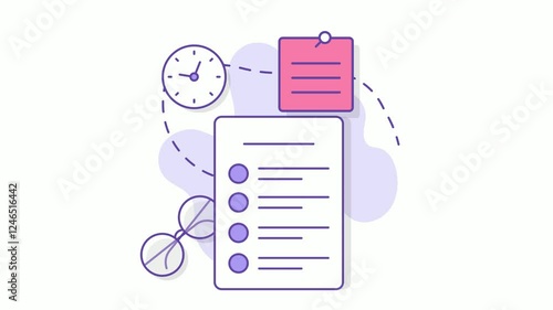 to-do list with timeline task board animation, Project Summary Reports with Key Note animated video, business corporation clip, Joint partnerships footage, Sales Marketing management motion graphics
