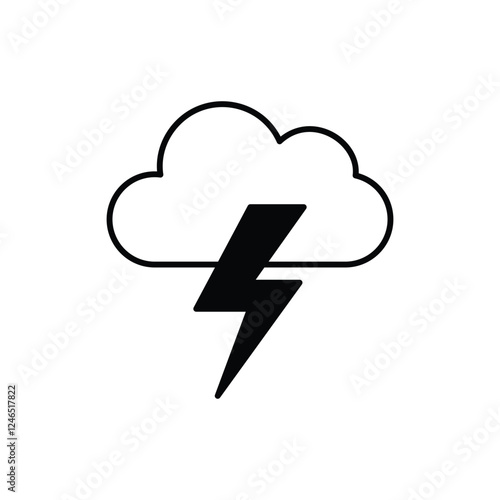 Stormy Weather vector icon