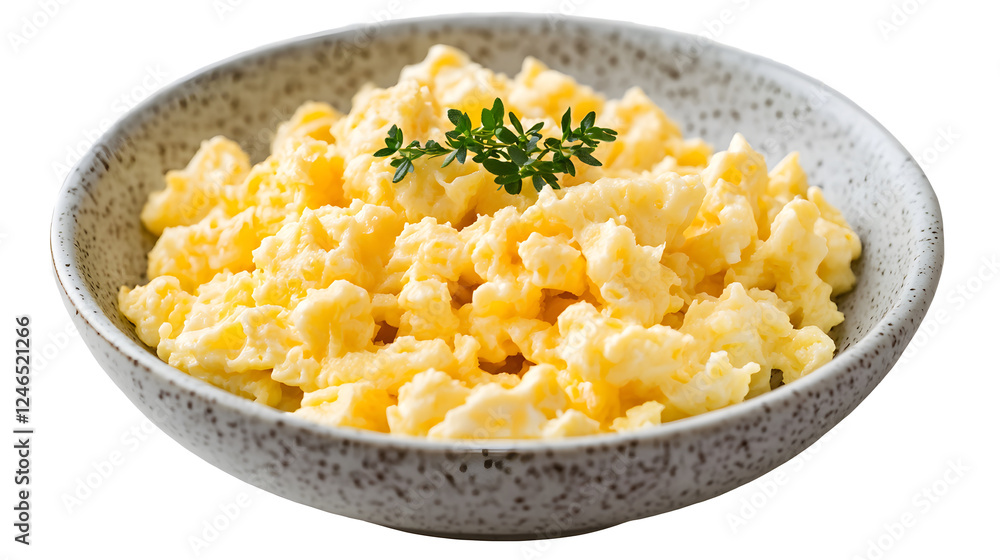 Scrambled eggs isolated on transparent background Scrambled eggs isolated on transparent background