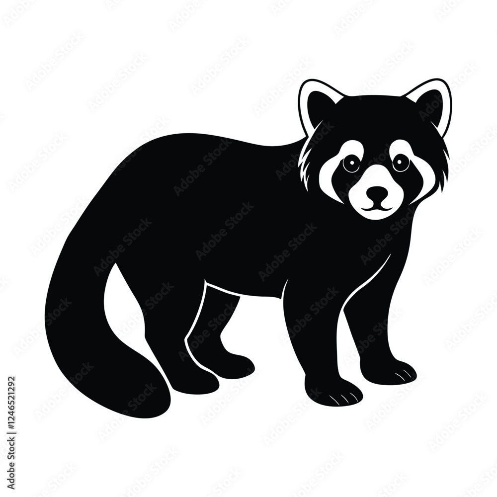 Obraz premium vector illustration of a bear