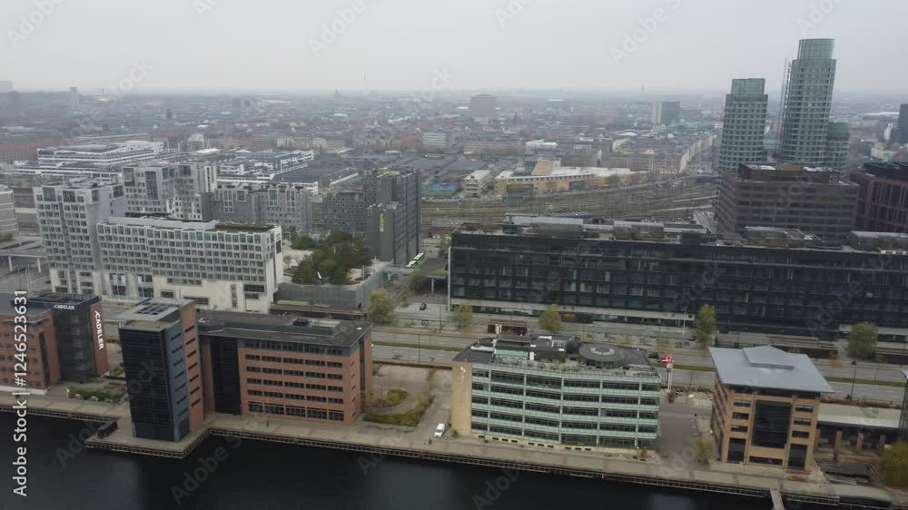 Stunning Aerial Views of Copenhagen’s River and Cityscape Stunning Aerial Views of Copenhagen’s River and Cityscape