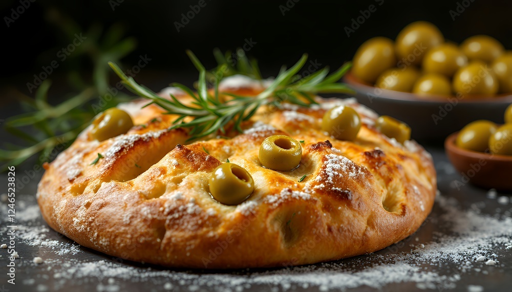 Delicious Olive and Rosemary Focaccia Bread Recipe Delicious Olive and Rosemary Focaccia Bread Recipe