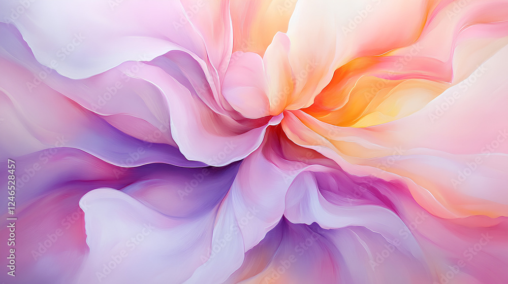 Mesmerizing full-screen pour painting with flowing baby pink and lilac hues seamless blends marbling effects and organic fluid composition
Mesmerizing full-screen pour painting with flowing baby pink and lilac hues seamless blends marbling effects and organic fluid composition