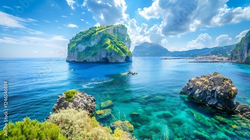 Fototapeta Naklejka Na Ścianę i Meble -  Amalfi Coast, Italy. Amalfi is one of the most beautiful beaches in Italy.