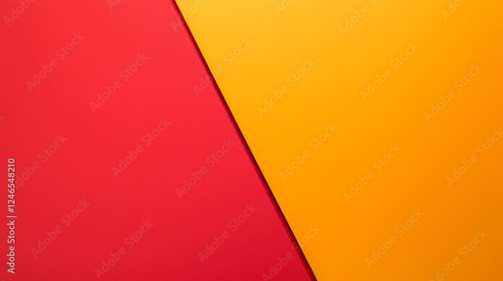 A vibrant image featuring a sharp diagonal split between red and yellow colors, creating a dynamic visual contrast. A vibrant image featuring a sharp diagonal split between red and yellow colors, creating a dynamic visual contrast.
