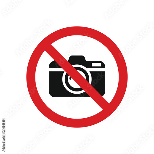 No photos and no phones forbidden sign template